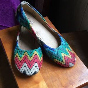 Colored Lacy Flats